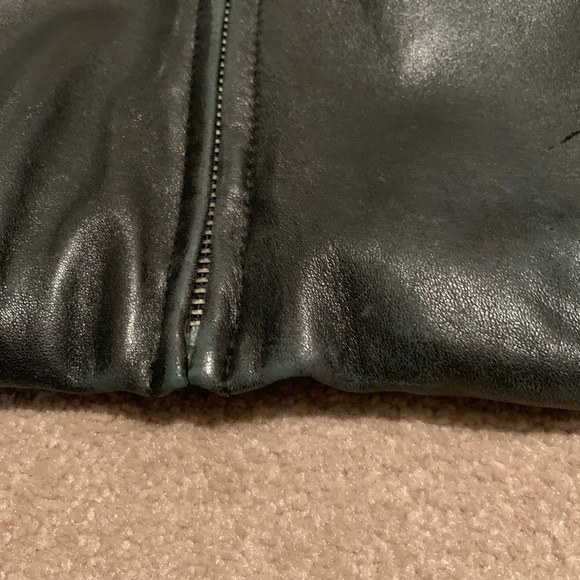 Wilson’s oversized vintage leather jacket bomber - Picture 4 of 14